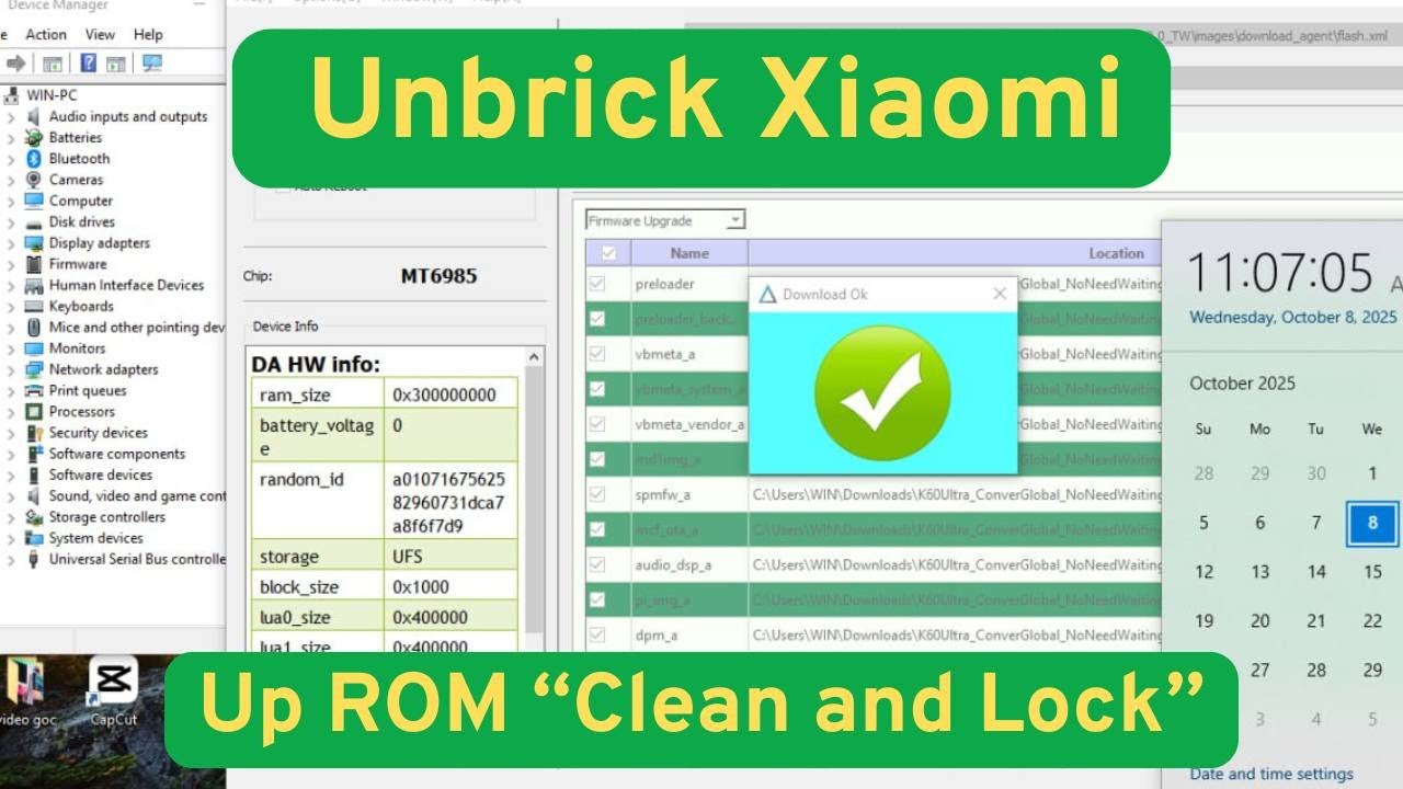 C&aacute;ch Unbrick Xiaomi Khi T&iacute;ch Nhầm 