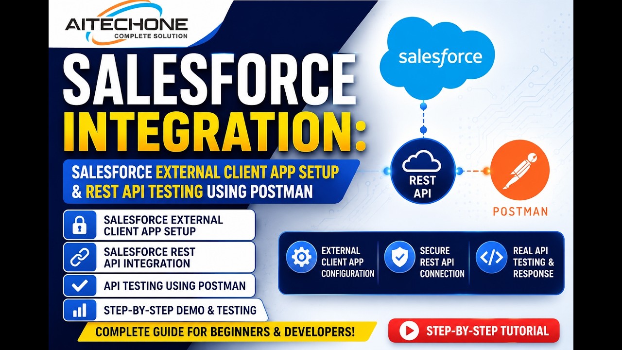 Salesforce Integration: Salesforce External Client App Setup & REST API Testing Using Postman