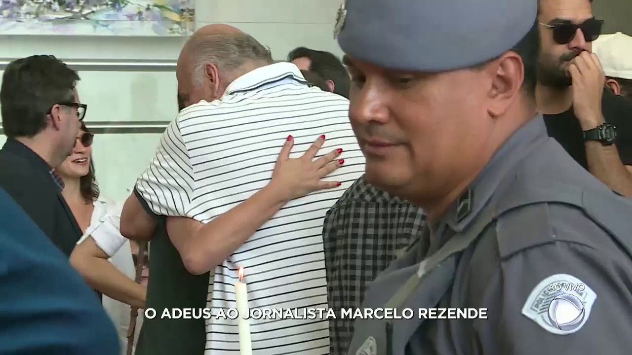 Filhos de Marcelo Rezende fazem o último brinde ao pai