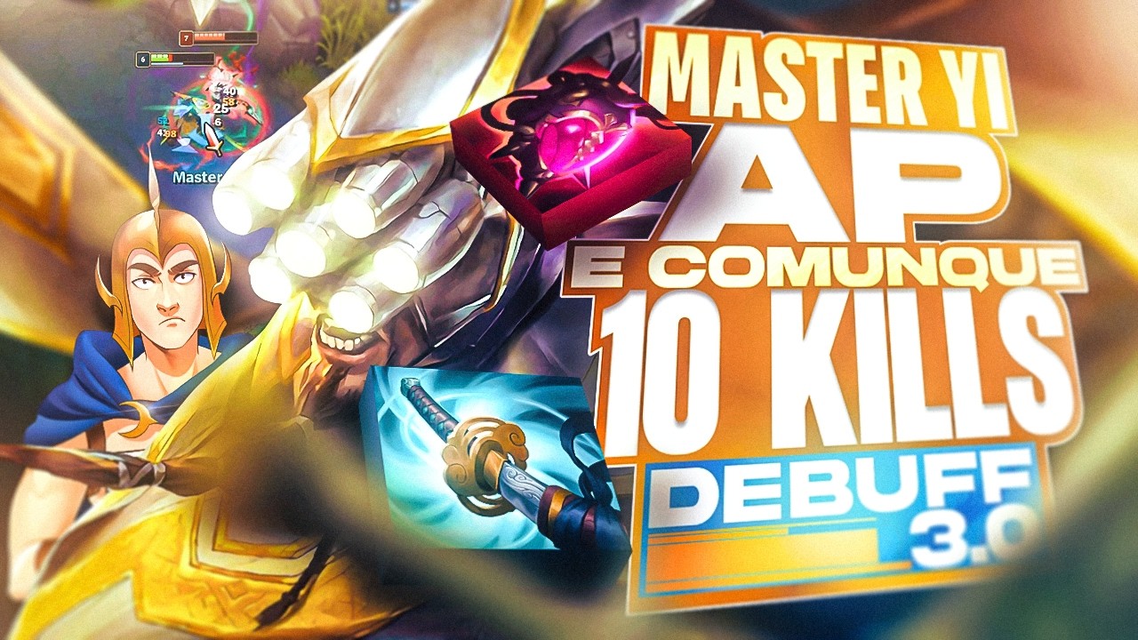 10 KILL con MASTER YI AP e HO GODUTO - DEBUFF 3.0