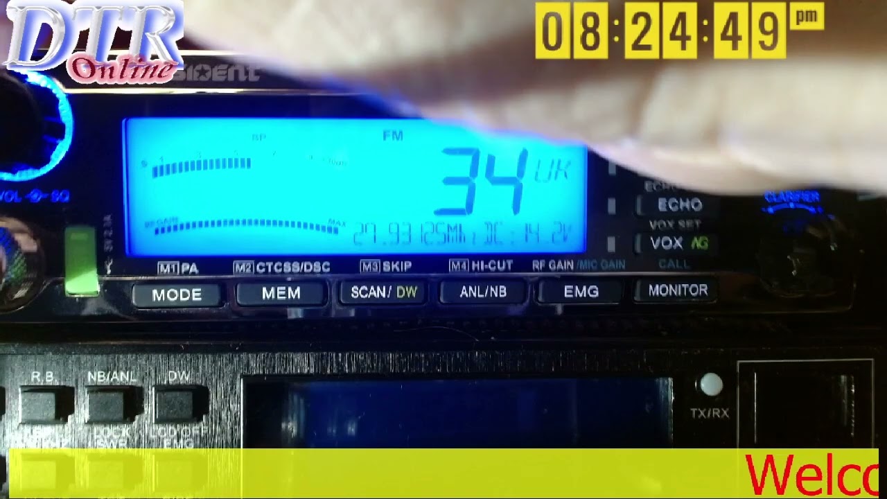 Duane CB Radio Channel On Air Test With President George 2 Part two