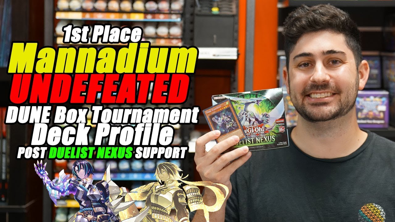 Mannadium UNDEFEATED Top Yu-Gi-Oh! Deck Profile | DUNE Box Tournament - Jacob K. | August 2023