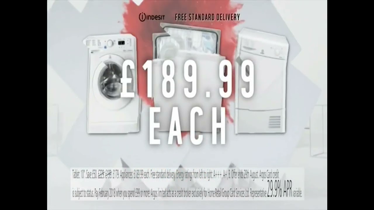 Argos Big Red Event TVs Tablet Washing Machines Vouchers Advert 2017￼￼￼