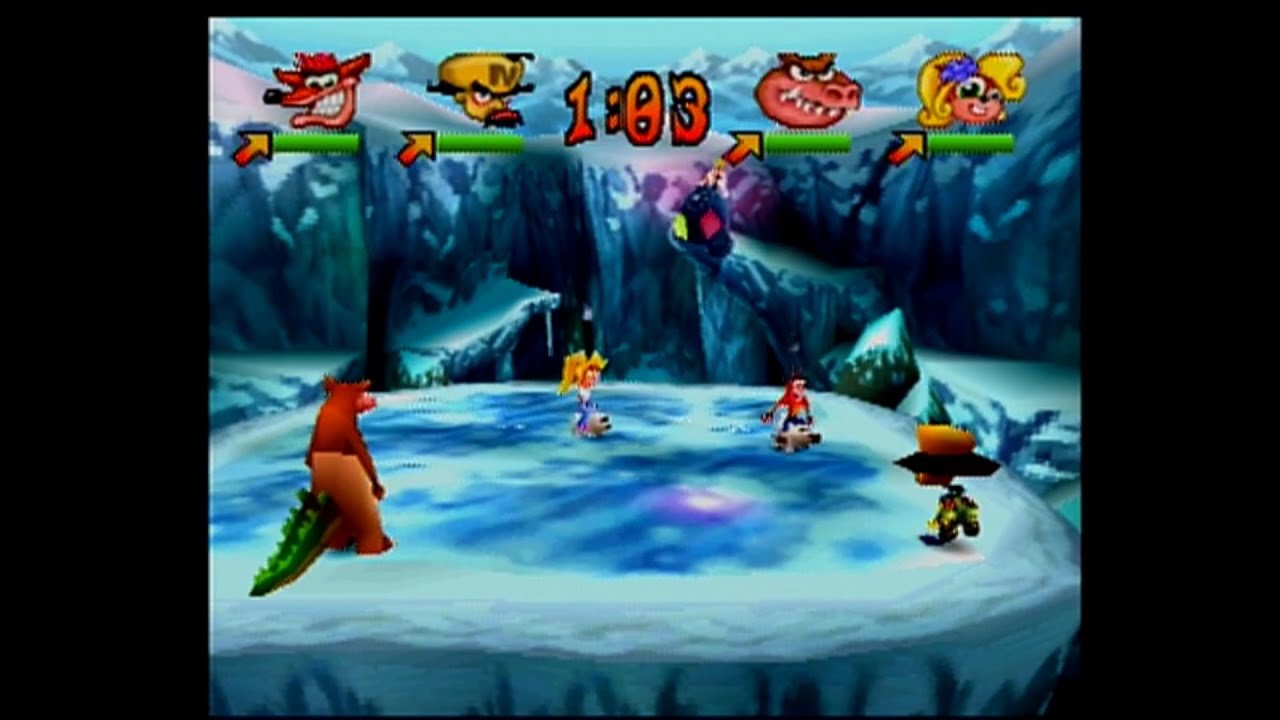 Crash Bash - Manic Panic Platinum Relic