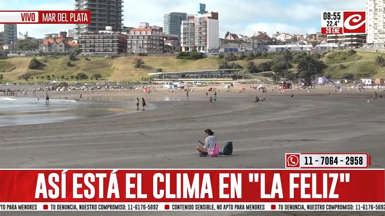 Crónica recorre las playas de Mar del Plata y dialoga con los turistas
