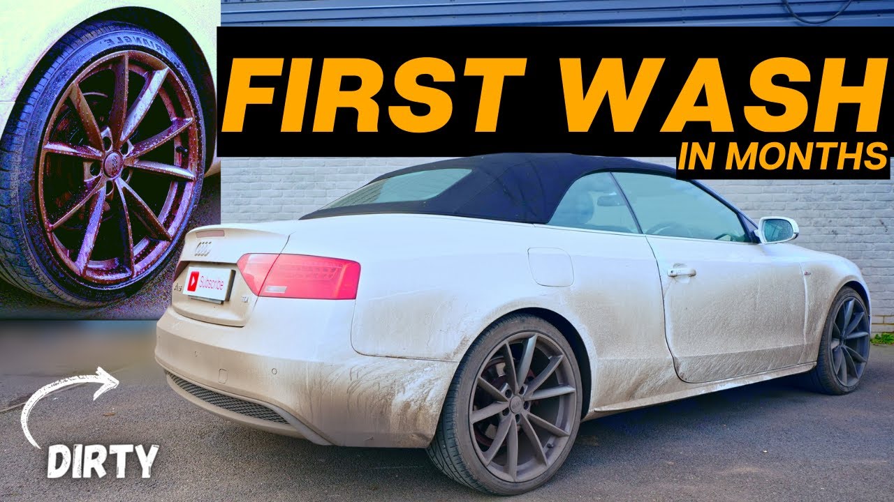 Cleaning The DIRTIEST Audi A5 - First Wash In Months