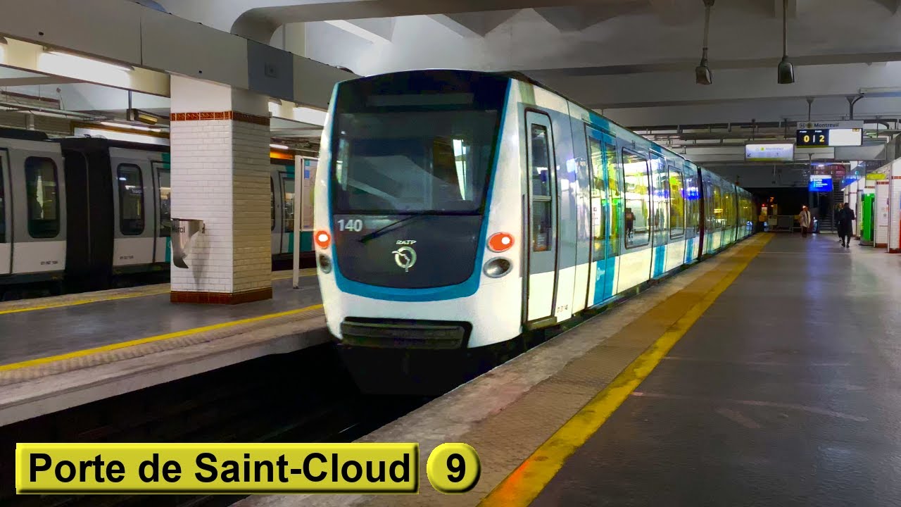 Порт-де-Сен-Клу | линия 9 : Парижский метрополитен ( RATP MF01 )