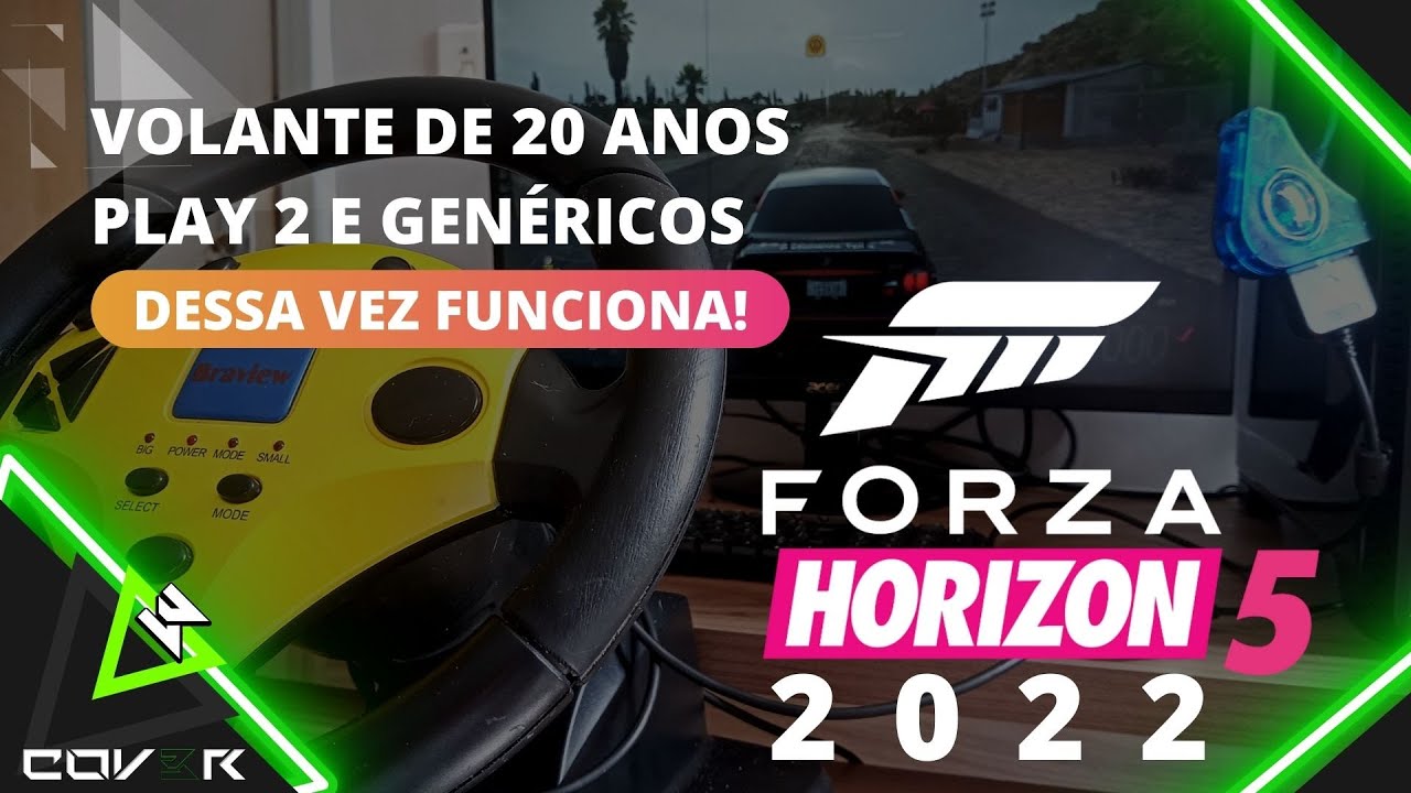 Como Jogar Forza Horizon 5 Com Qualquer Volante Genérico Antigo