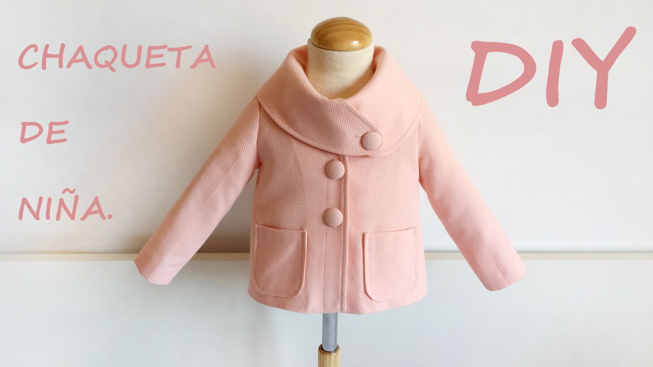 Chaqueta de niña. Patrón chaqueta de niña. Revista Patrones Infantiles nº1.