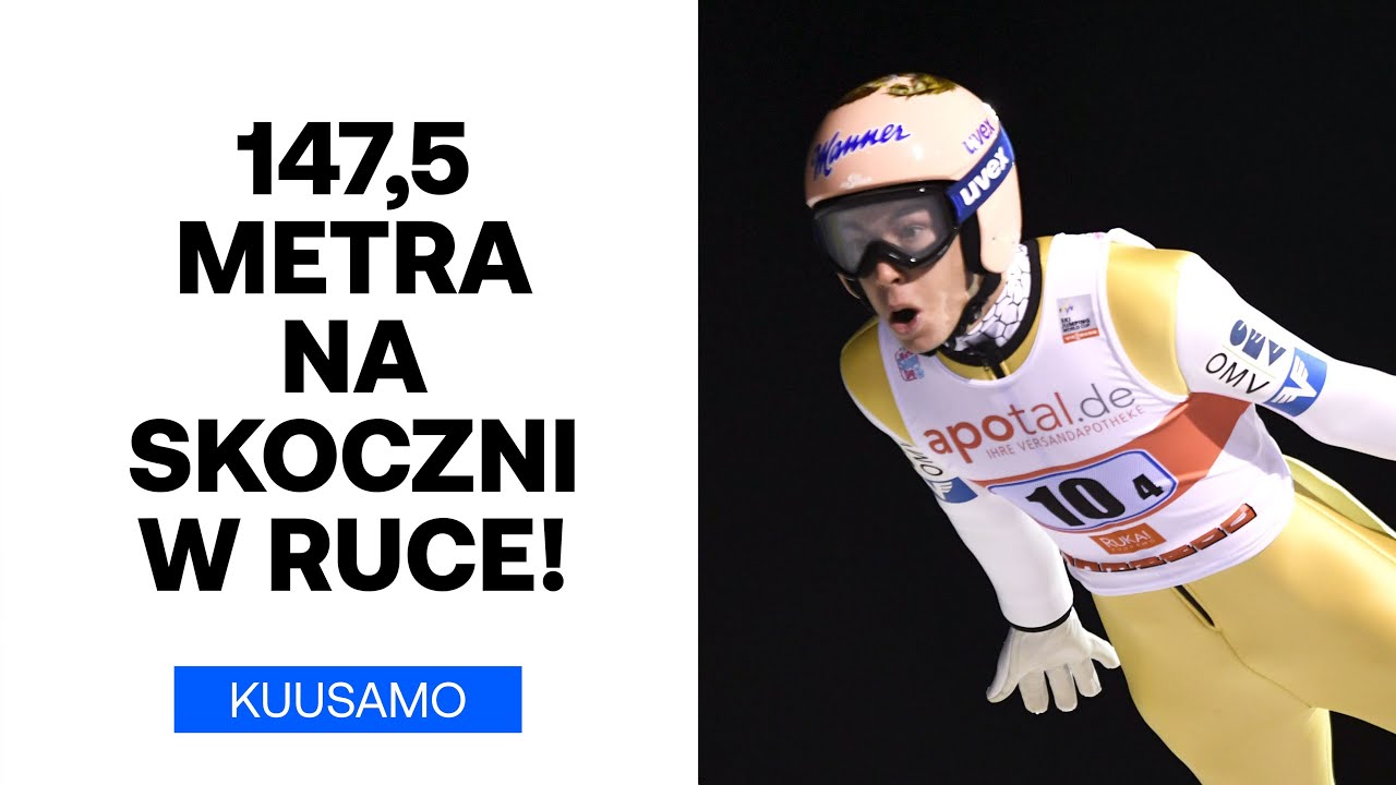 Zobacz jak Stefan Kraft pobił rekord skoczni w Kuusamo w 2017 roku!