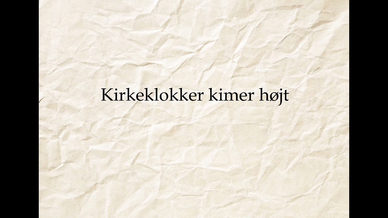 Kirkeklokker kimer h&oslash;jt