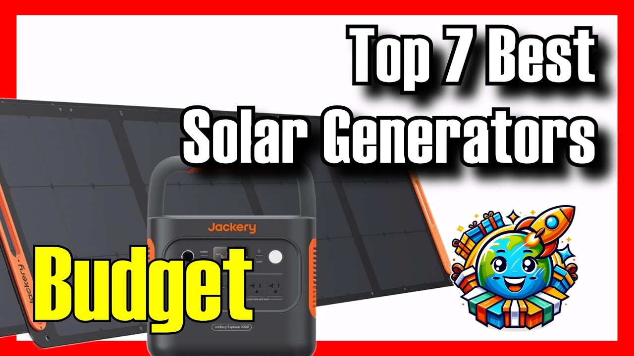 🔥 TOP 7 BEST Budget Solar Generators to Buy on Amazon [2025]✅[Cheap] For Home Use / Camping