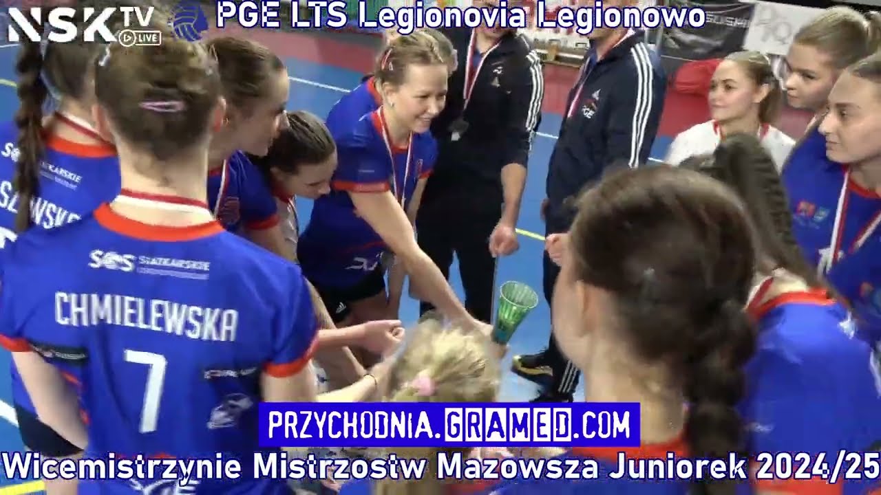 NSK TV: Siatkarki PGE LTS Legionovia Legionowo Wicemistrzyniami Mistrzostw Mazowsza Juniorek 2024/25