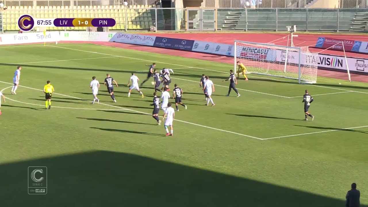 Serie C: quarta sconfitta consecutiva per il Pineto superato anche a Livorno - 22/02/2026