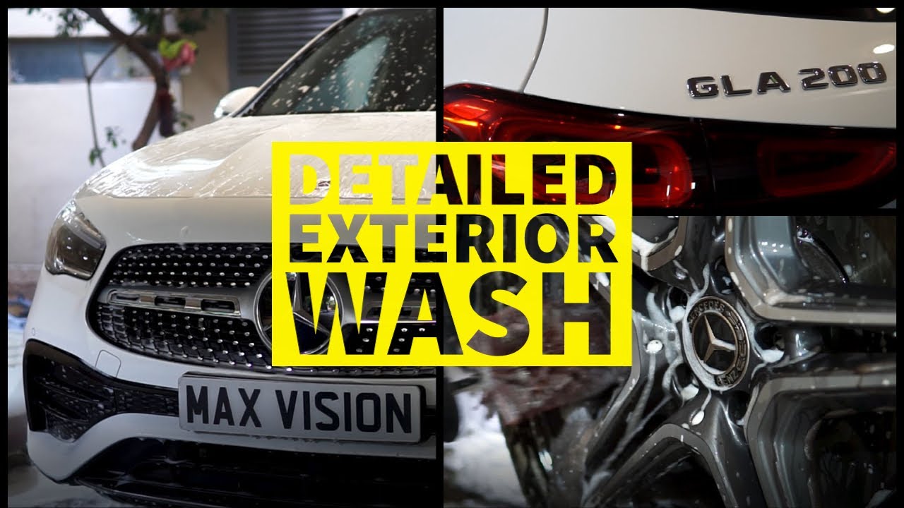 Mercedes Benz GLA 200 AMG Line - Detailed Exterior Wash - Car Detailing