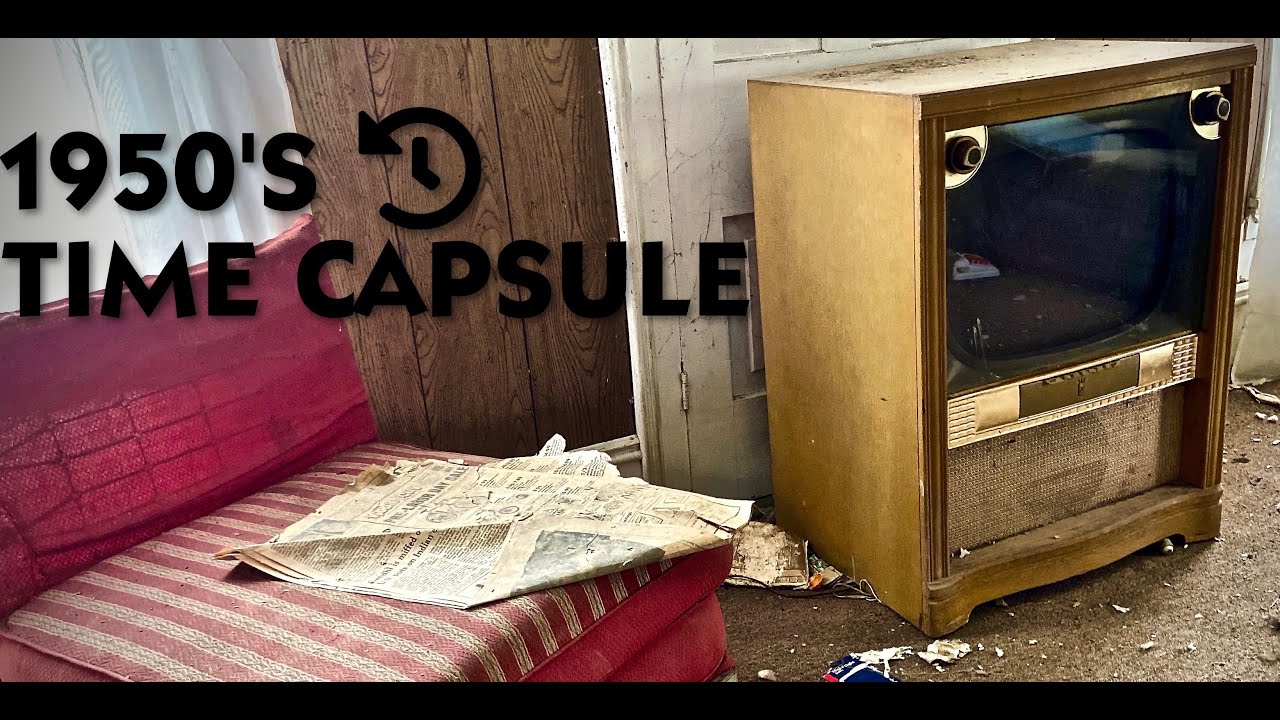 Exploring Abandoned 1950s Time Capsule House - Absolutely Everything Left The Way It Was Since 50's