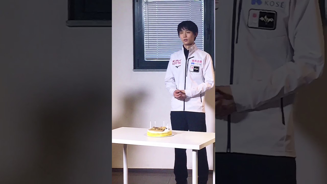 Yuzuru Hanyu 羽生結弦 interview + bday cake compilation 08.12.2019 Grand Prix of Figure Skating #GPF2019