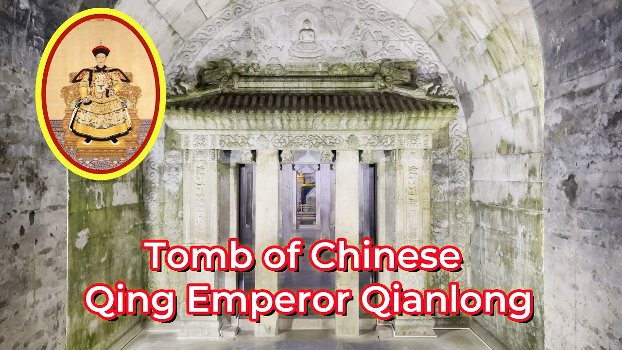 The grand mausoleum of Emperor Qianlong（乾隆） of the Qing Dynasty in China, looted by an army in 1928