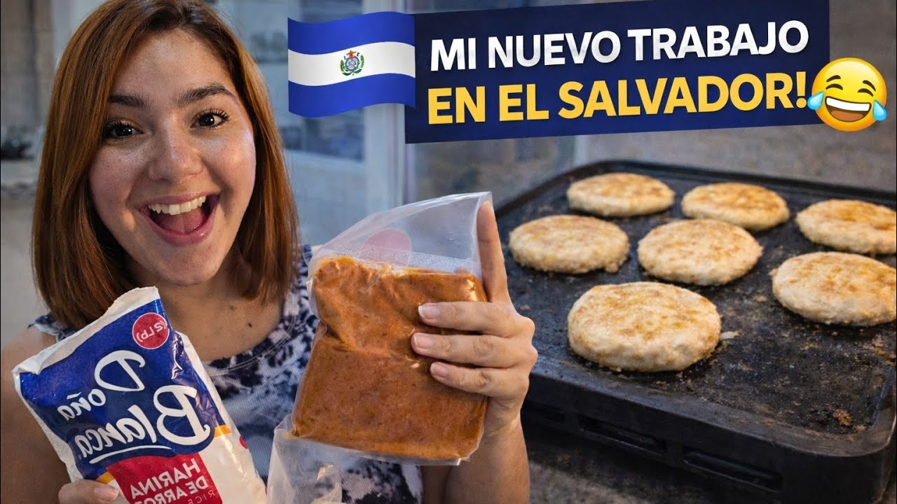 Ya tengo NUEVO TRABAJO en El Salvador!?😱🇸🇻 Hago PUPUSAS 100% Caseras, me abro mi pupuseria?🤭