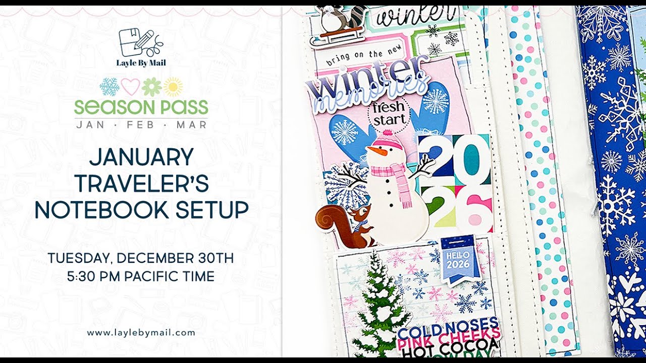 Season Pass | January 2026 - Traveler's Notebook Setup