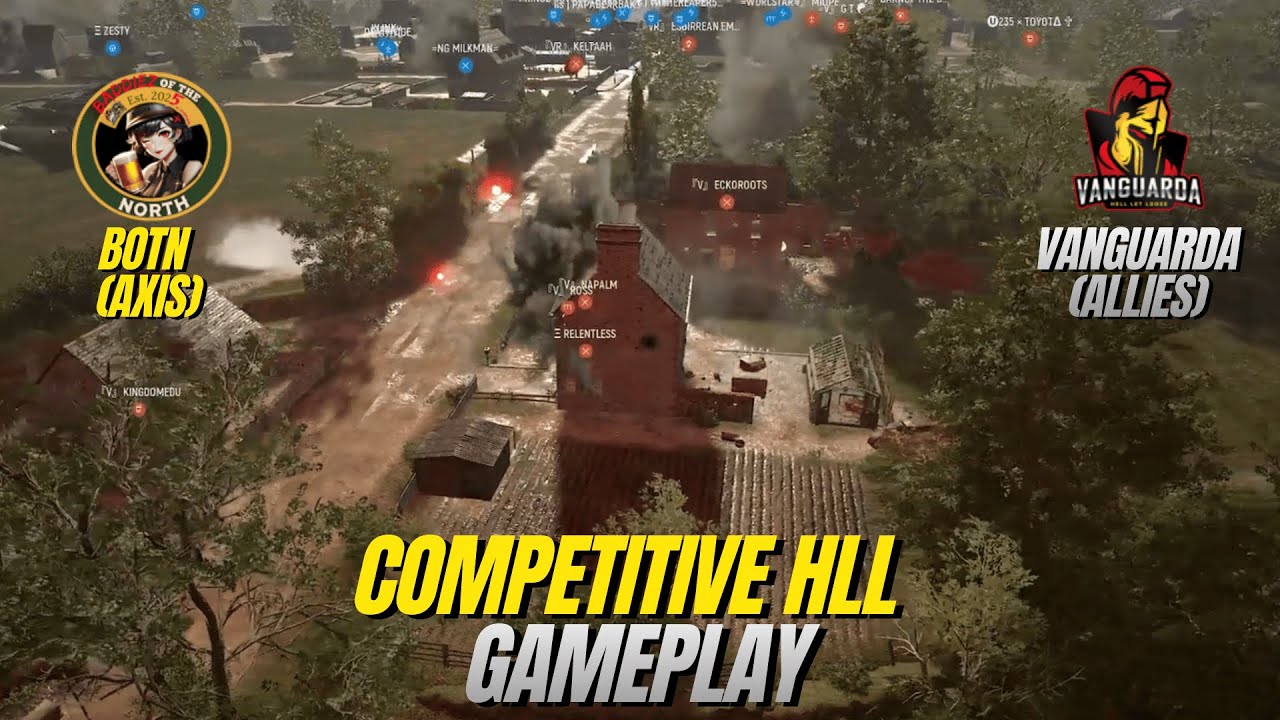 Competitive Hell Let Loose | BOTN vs Vanguarda & Friends (Friendly) | SME-Checkpoint | Full VOD