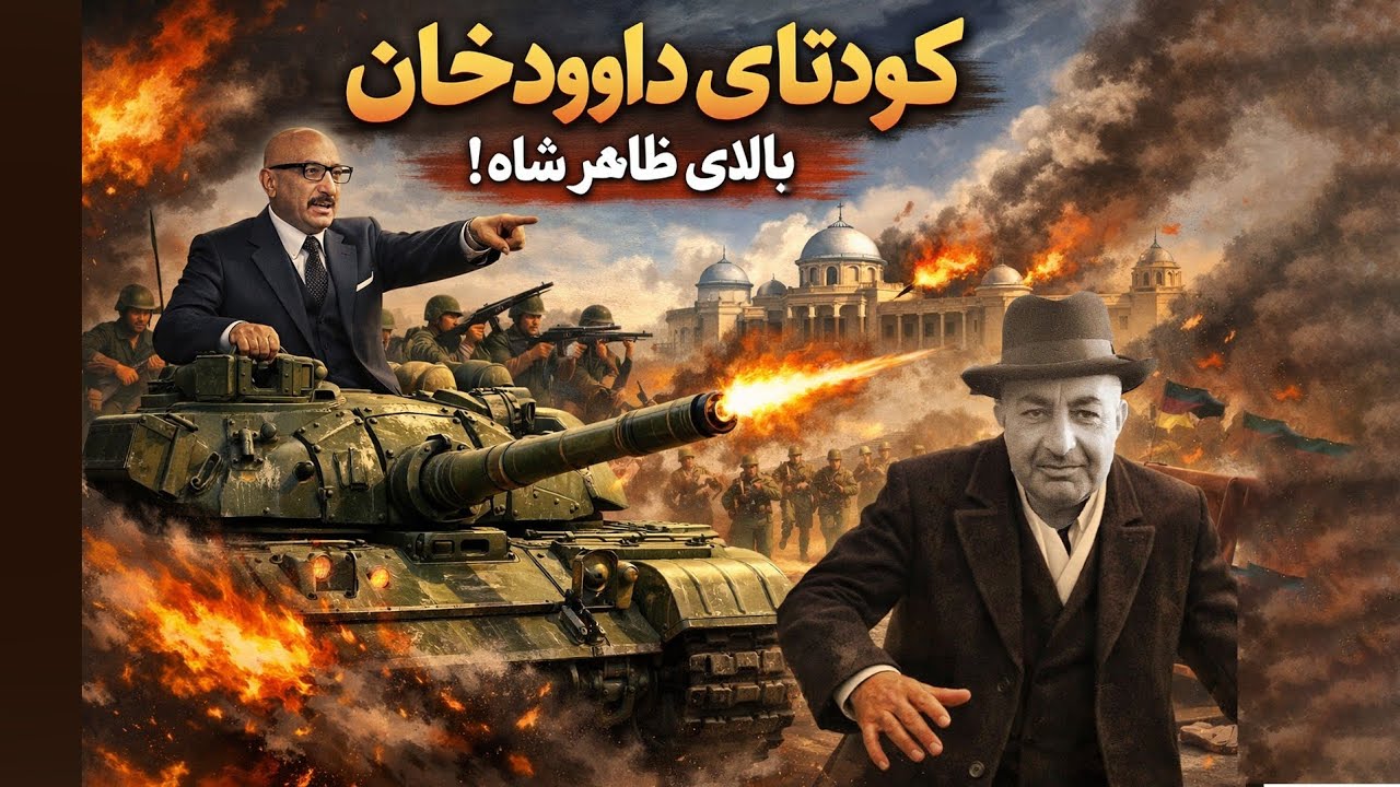 مستند کودتای داوود خان بالای ظاهر شاه 1352 نقطه پایان شاهی 