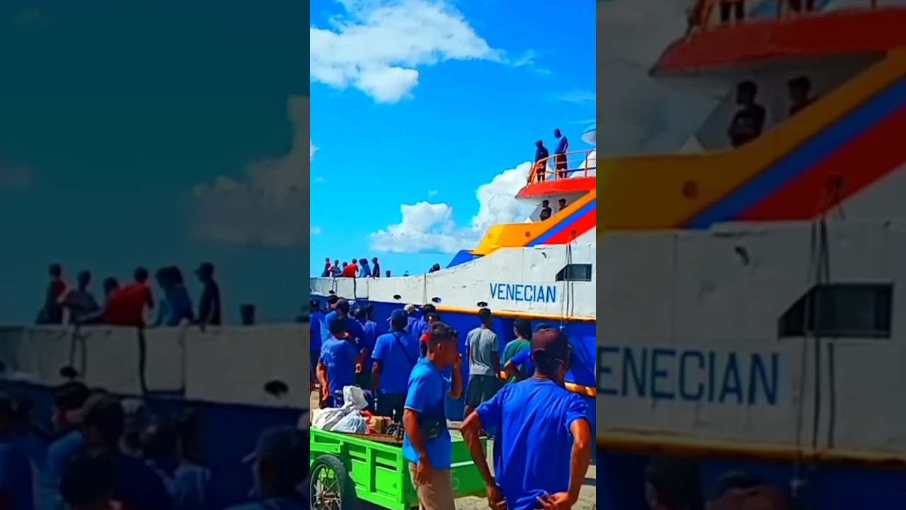KM VENECIAN PERTAMA TERCEPAT MASUK TALAUD#kapal
