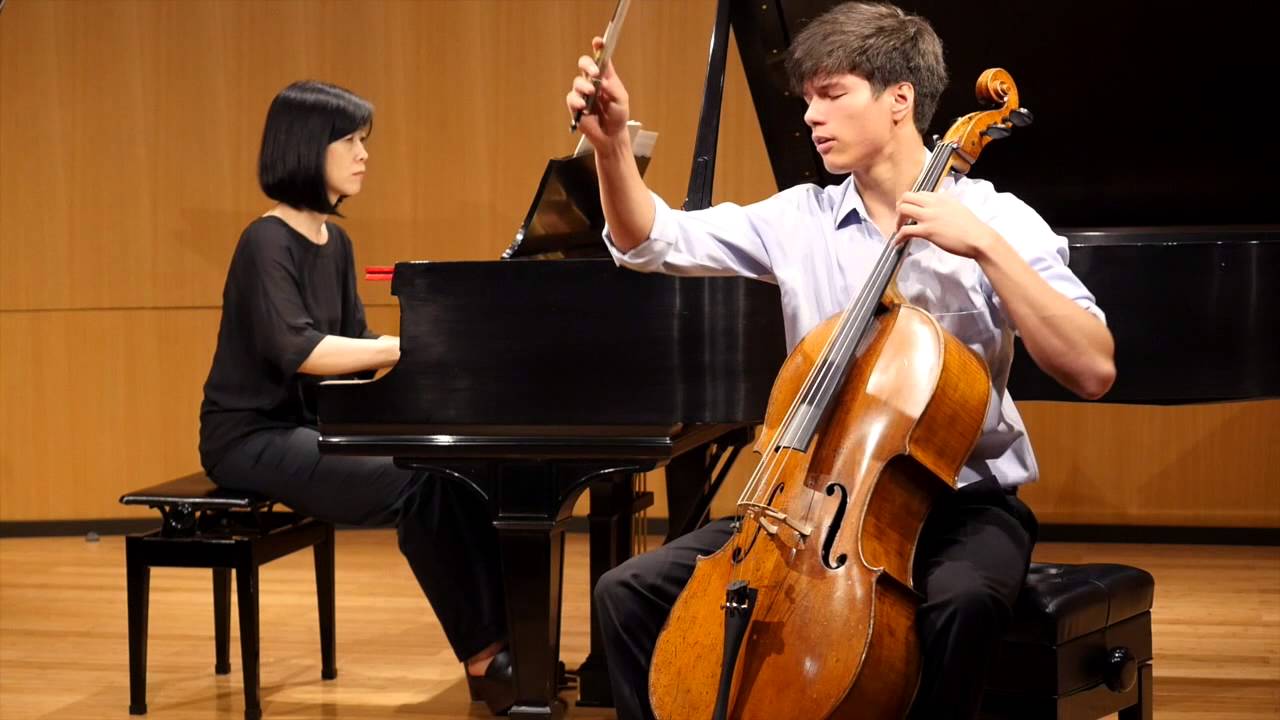 Derek Louie, cello. Elgar Cello Concerto in E minor, Op. 85, movement 4 -allegro
