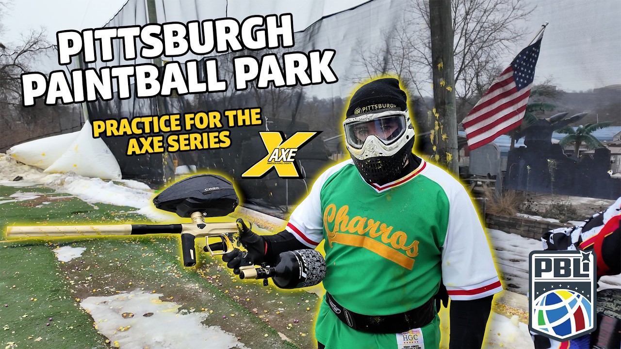 AXE Series Paintball Practice at Pittsburgh Paintball Park