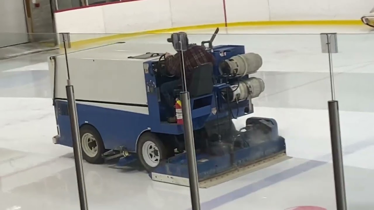 Two Hours of Zambonis Flooding the Ice:  Longest Zamboni Compilation