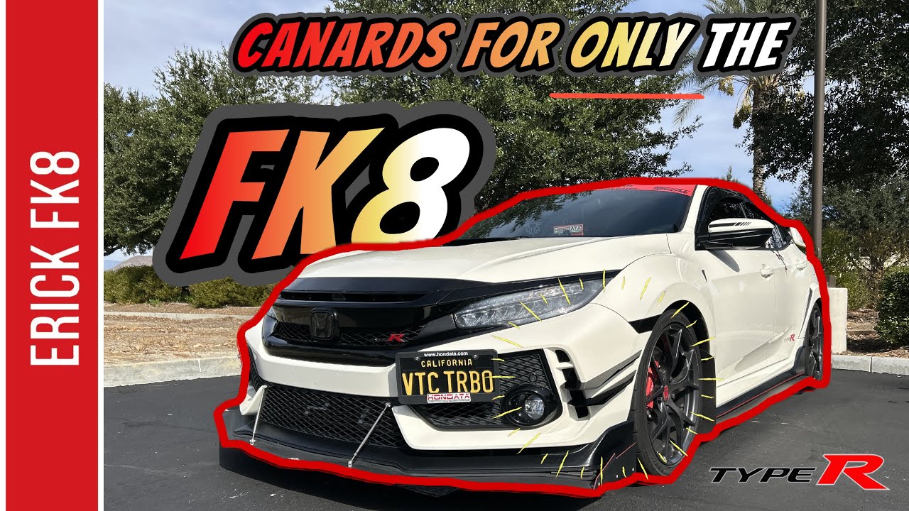 Honda Civic Type R Canards Made Specifically For The FK8