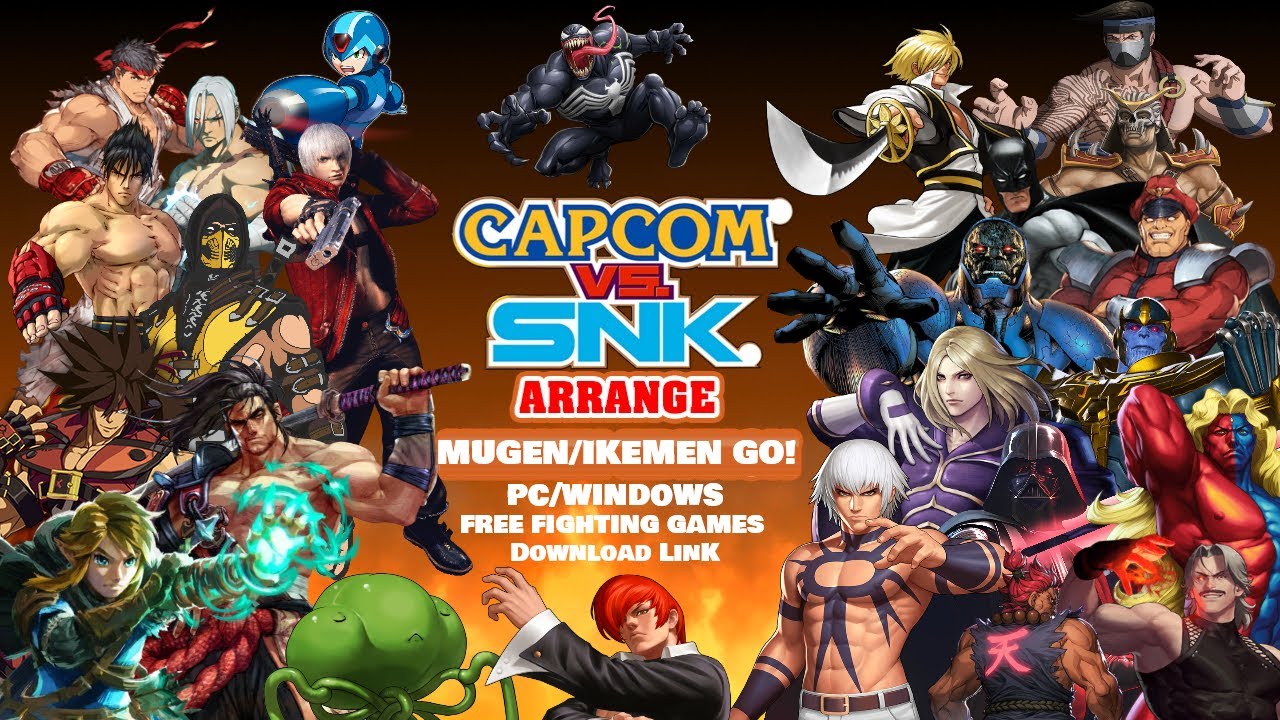 Capcom VS SNK Arrange 2025 l MUGEN/IKEMEN Go Free Online Fighting Games l PC/Windows l Download Link