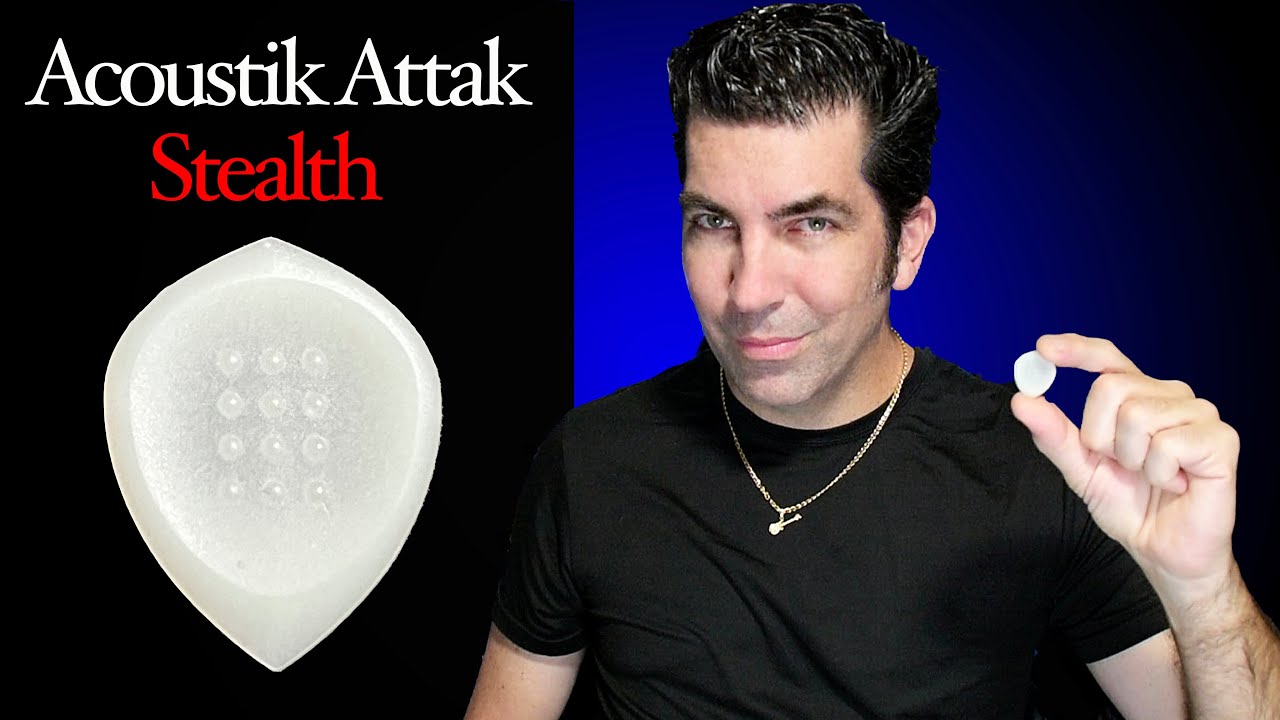 Acoustik Attak STEALTH Guitar Pick - Quick Demo/Review