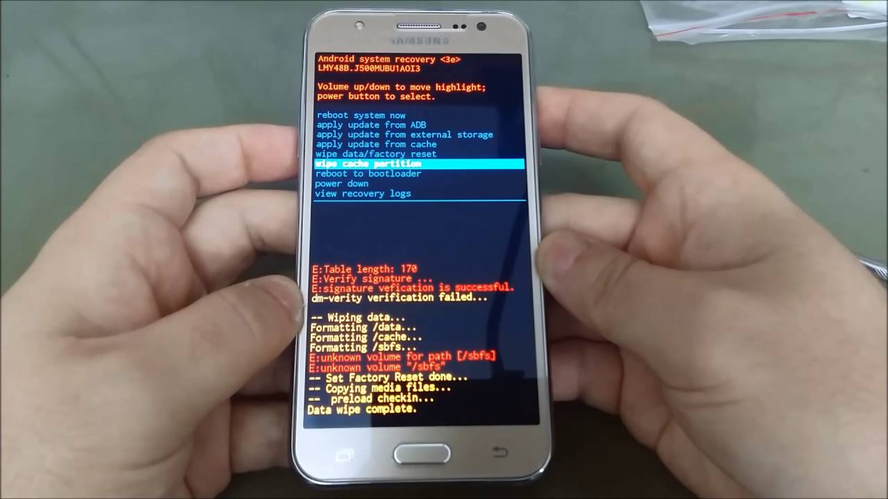 Celular samsung J5 não liga, problema de software (Como resolver) #11