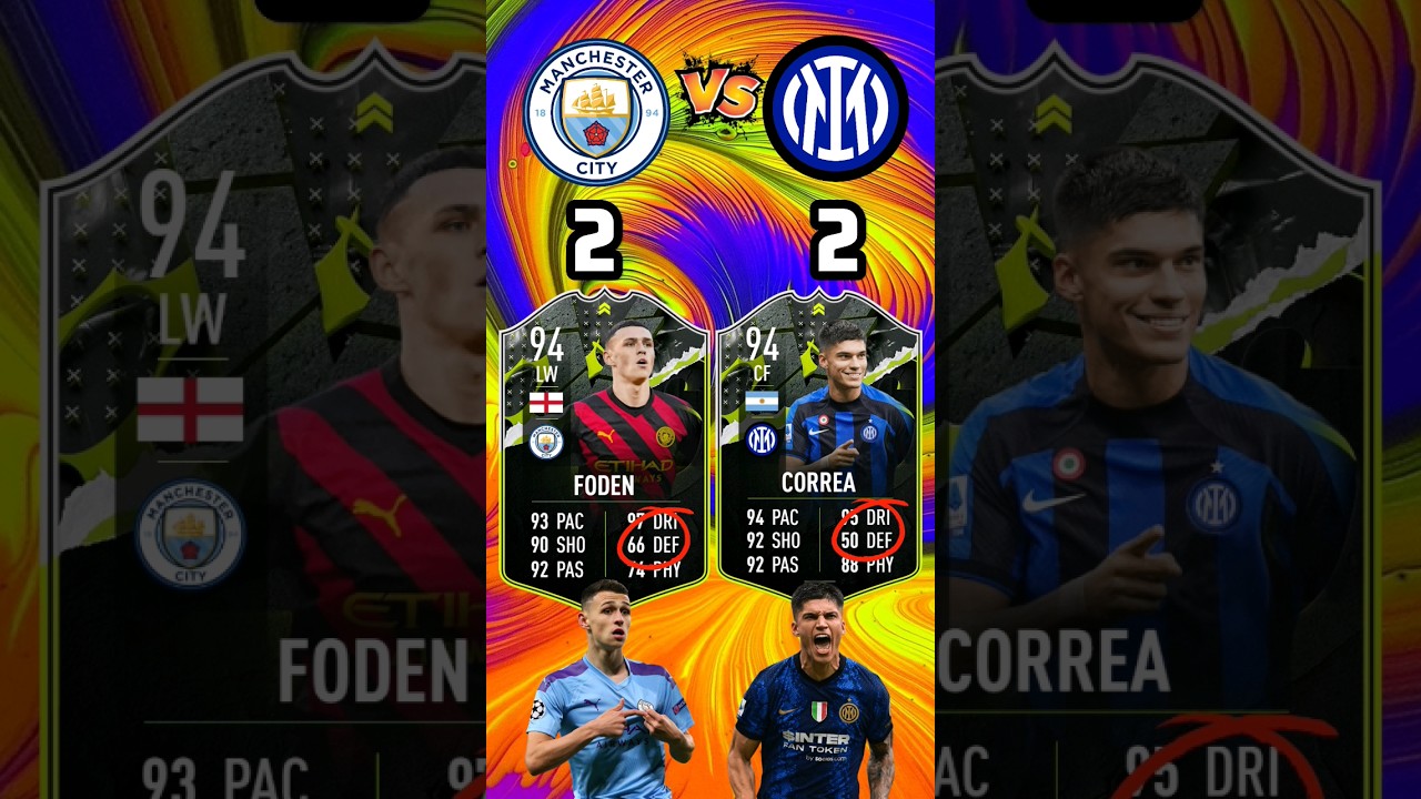 PHIL FODEN VS JOAQUIN CORREA EN FIFA 23!! 