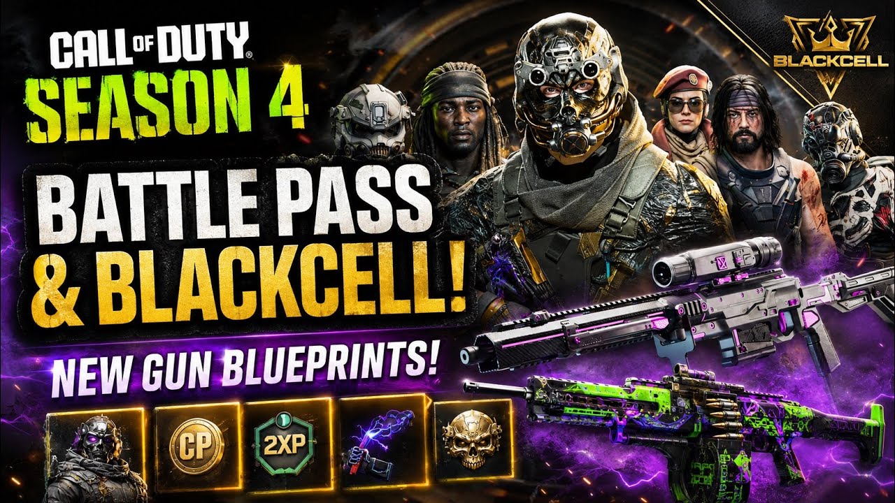 😱 Is Season 4 BlackCell Worth It? New Blueprints, Operators & Rewards!