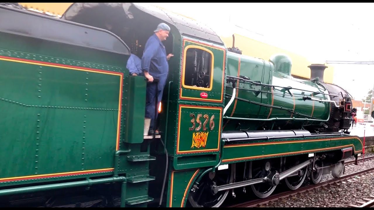 Sydney's 2018 Great Steam Train Race - viewed from on board both Trains!!!