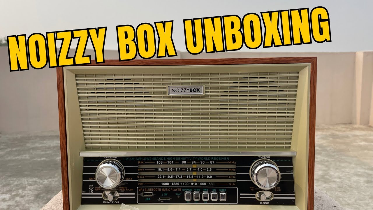 Unboxing: NOIZZY BOX RETRO रेडियो । A Big Radio ​⁠@AdventureAkhilesh