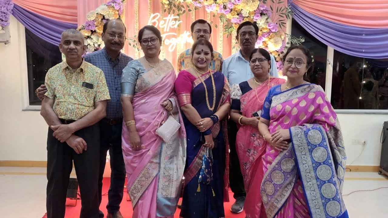 Again biyebari at Kolkata 🙏😊💕 friend of bunty 🙏💕 our friends group 🥰 enjoyed a lot 🥰
