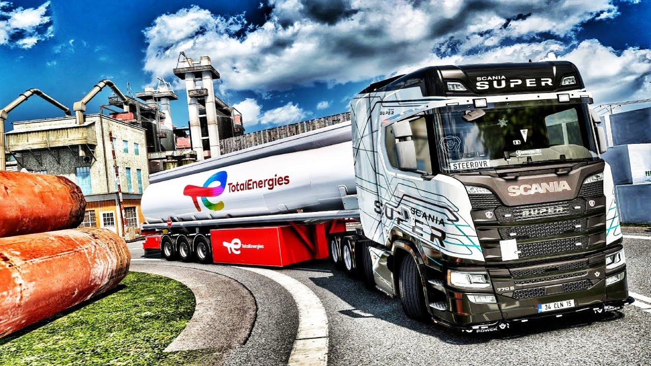 Through Narrow Roads In Poland | Scania S| #ets2 1.57