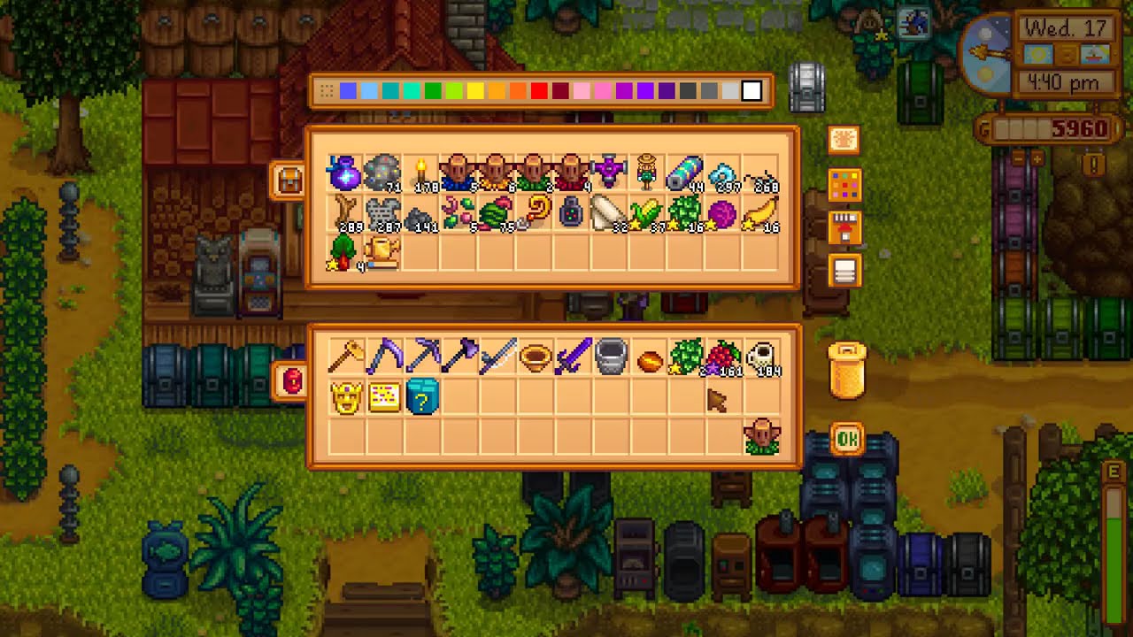 Stardew Valley Vol.138 - S1Y2D17-18summer - ผีเสื้อสีรุ้ง / Prismatic Butterfly