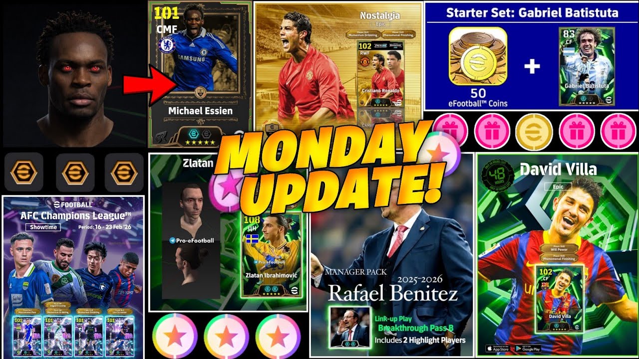🔥 🚨 What’s Coming MONDAY & THURSDAY in eFootball 2026 Mobile! 😱 NEW EPIC + FREE SHOWTIME REWARDS! 🔥