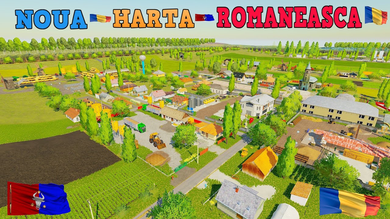 Bucovina Cc - HARTA 100% ROMANEASCA cu UTILAJE si Specific ROMANESC / FARMING SIMULATOR 22