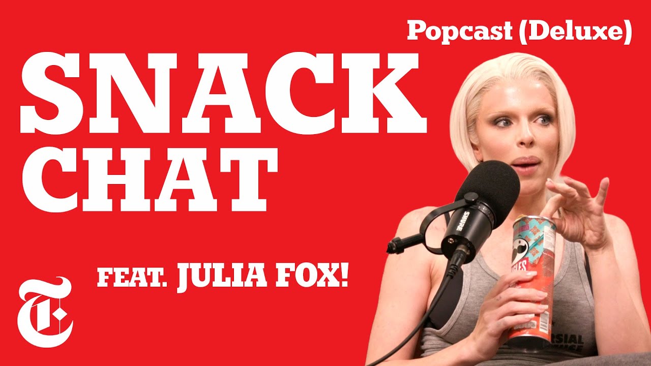 Julia Fox tastes RARE spicy squid Pringles! | Snack Chat