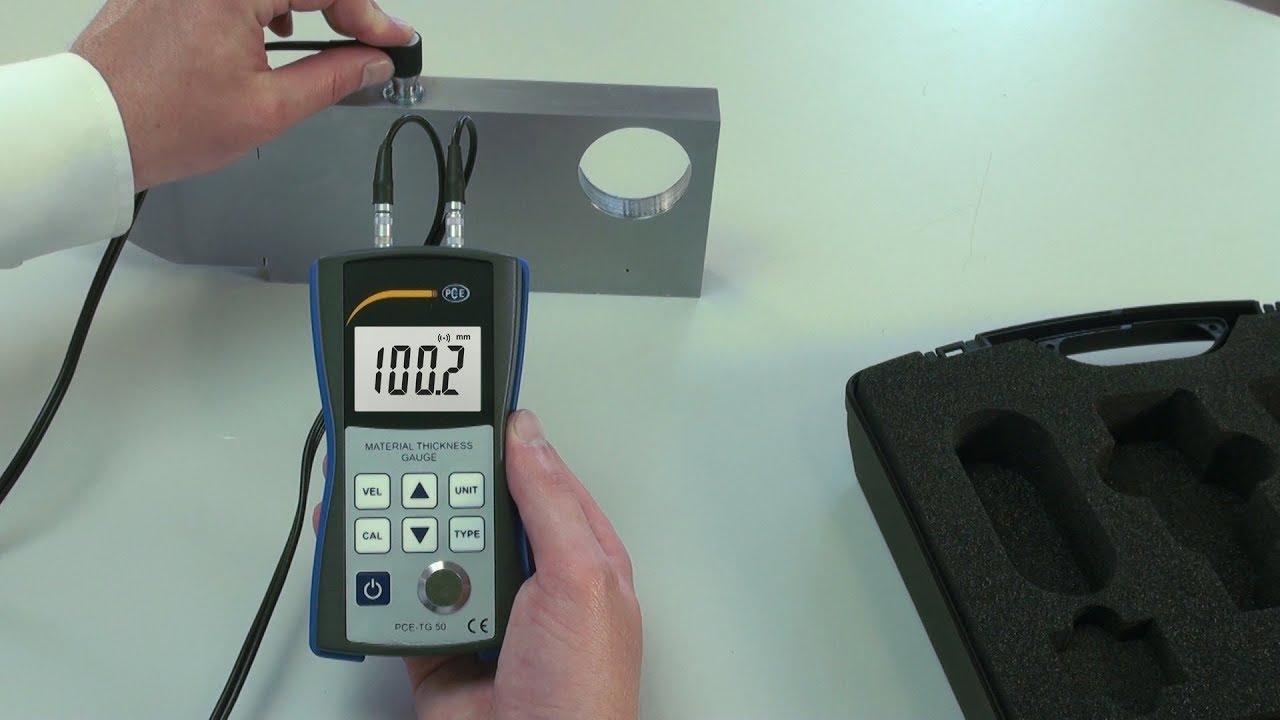 User Manual Ultrasonic Thickness Meter PCE-TG 50