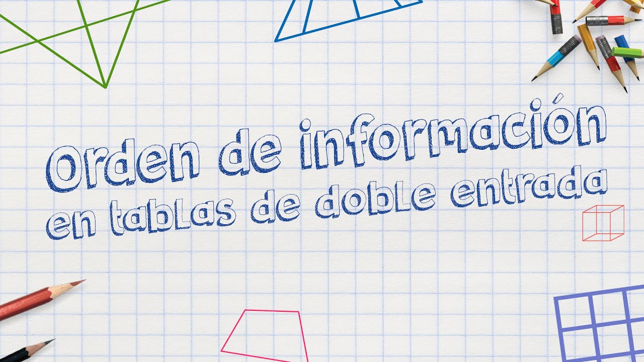 ORDEN DE INFORMACIÓN - RAZONAMIENTO MATEMÁTICO | Vídeos Educativos para Niños