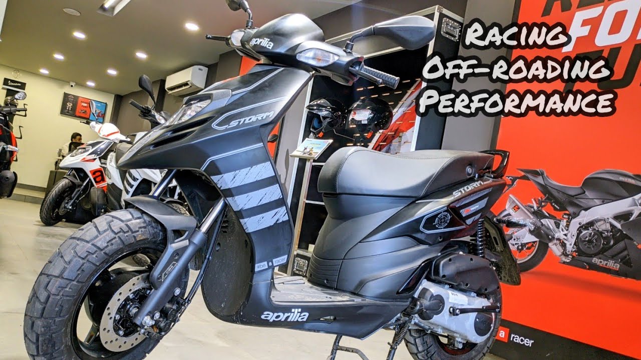 New Aprilia Storm 125 BS6!! Matte Black! Performance Scooter| Detailed Hindi Review