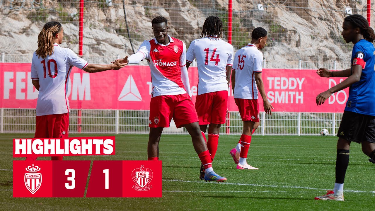 AS Monaco 3-1 OGC Nice - Groupe Élite