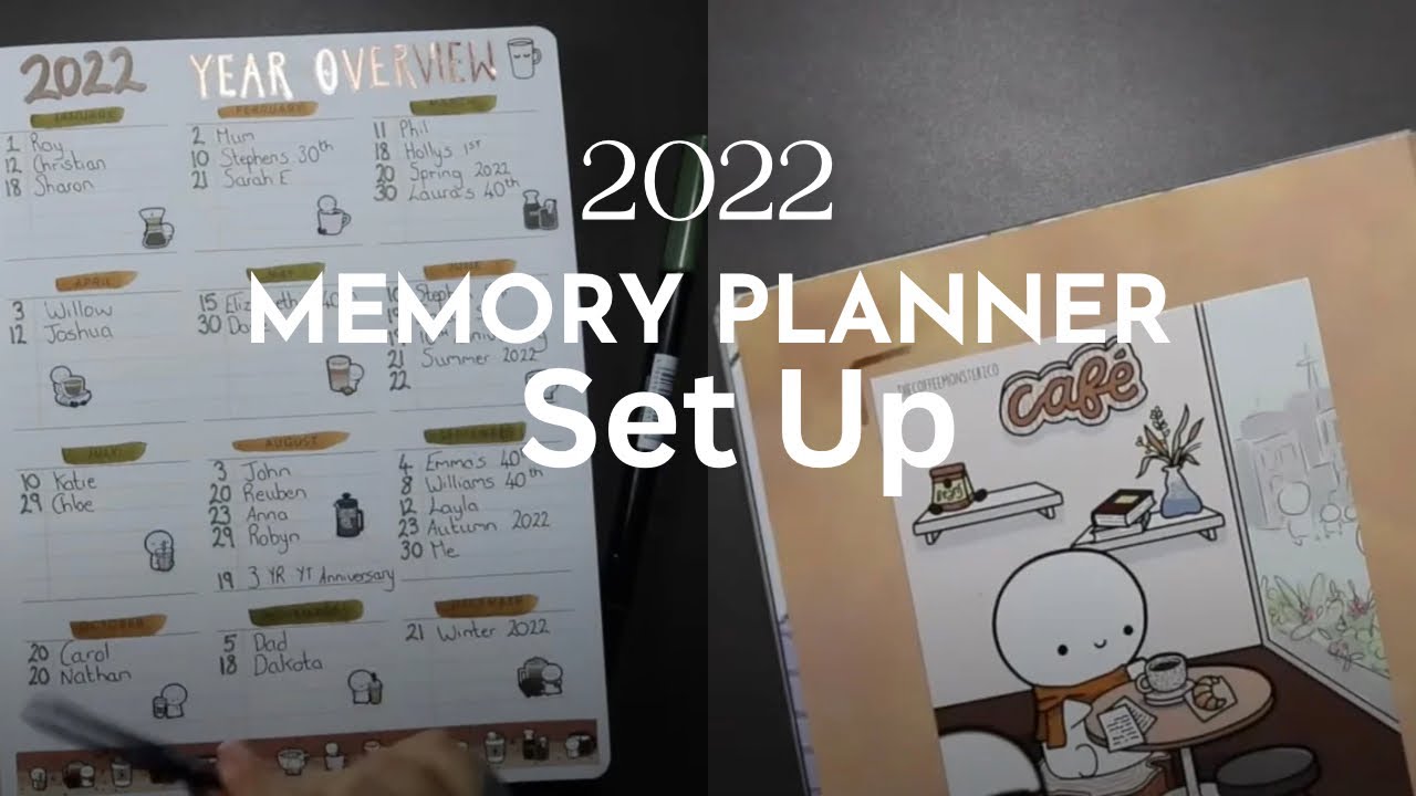Memory Planner Set Up - EC Large Focused Harbour Softbound - Planmas 2021