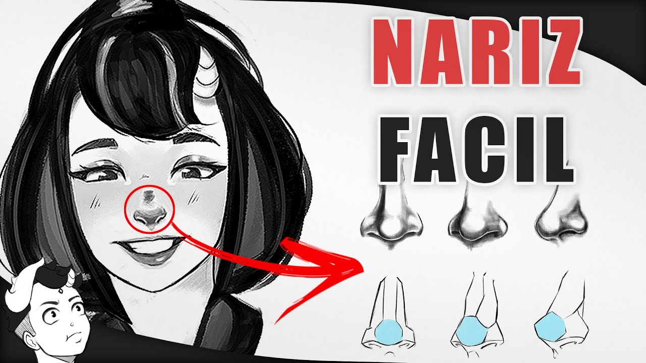 Como Desenhar NARIZ - Realista e Anime (FACIL)!